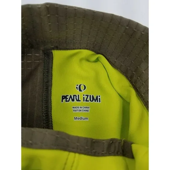 Pearl Izumi Men’s Short Sleeves 1/4 Zip Cycling Jersey Size M Neon Green B1 - Picture 8 of 12